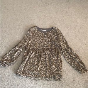 Zara Trafaluc Collection Long Sleeve Blouse